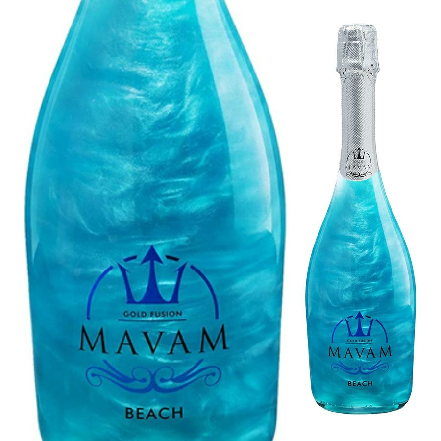 マヴァム ビーチ パイナップル 青 【LED付】 750ml | お酒の総合専門店