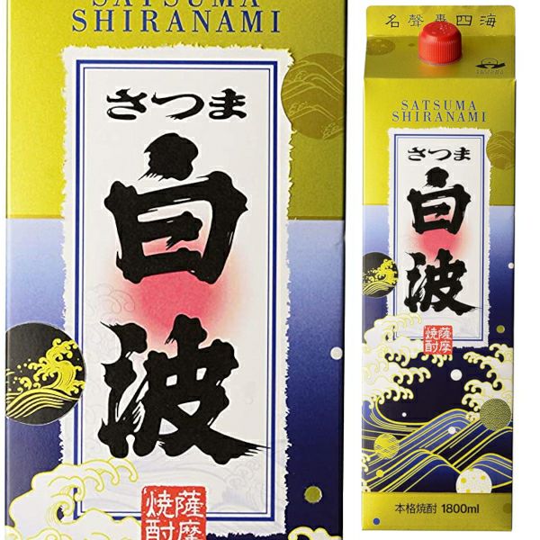 薩摩酒造 芋焼酎 25° さつま白波 パック 1.8L | お酒の総合専門店