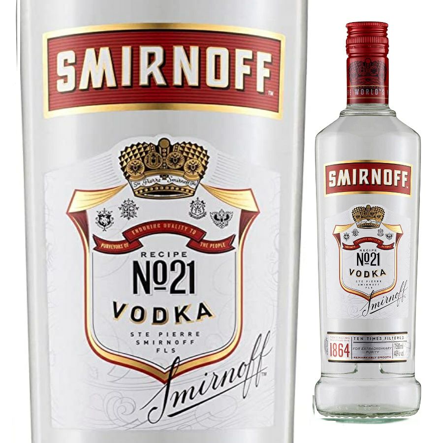 スミノフ ウォッカ No.21 750ml | お酒の総合専門店【LIQUOR DEPOT