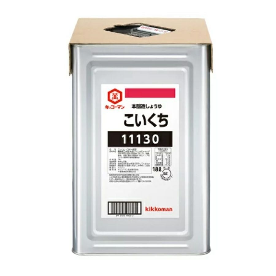 キッコーマン　こいくちしょうゆ　缶　18L