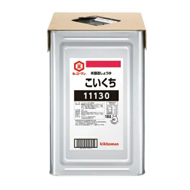 キッコーマン　こいくちしょうゆ　缶　18L