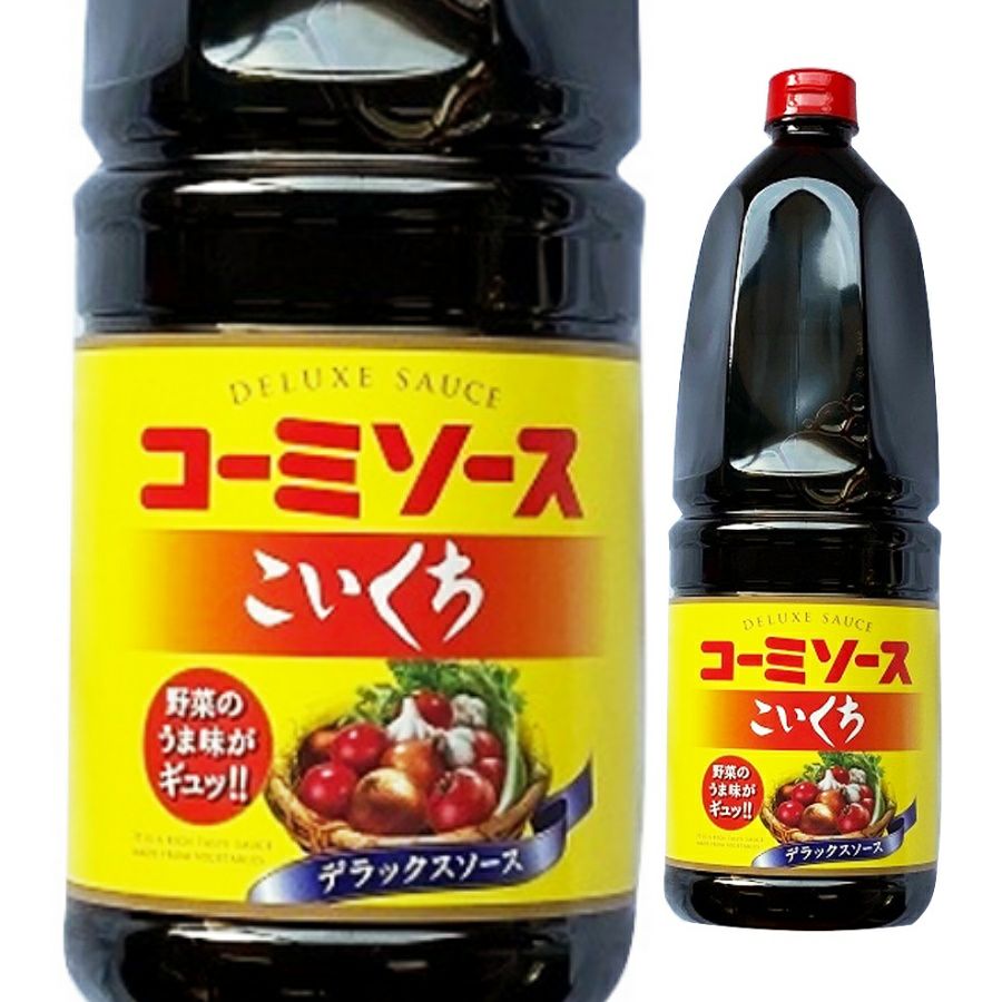 コーミ デラックスこいくちソース ペットボトル 1.8L | お酒の総合