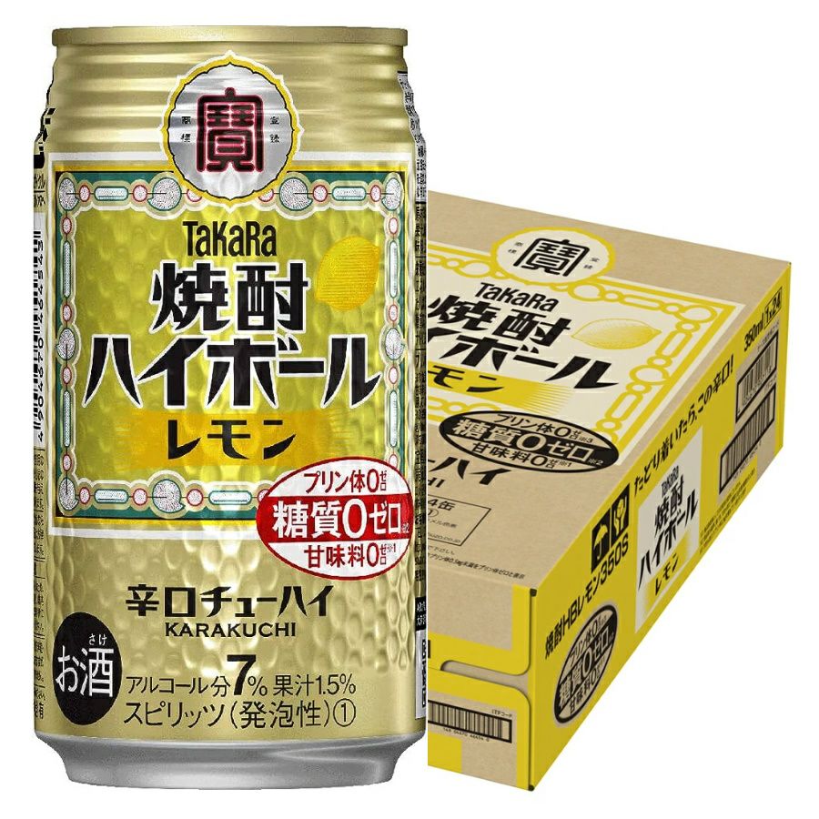 宝酒造 焼酎ハイボール レモン 350ml缶 24本入/ケース | お酒の総合