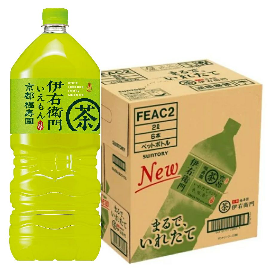 サントリー 伊右衛門 ペットボトル 2L 6本/ケース | お酒の総合専門店