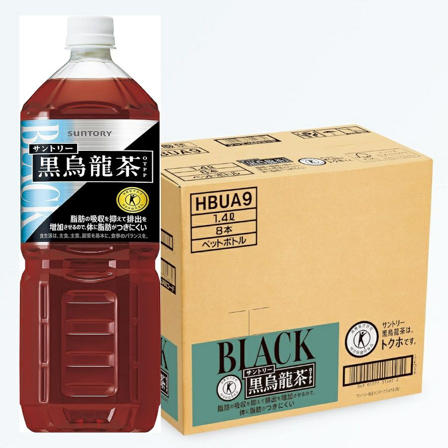 サントリー 黒烏龍茶 ペットボトル 1.4L 8本/ケース | お酒の総合専門