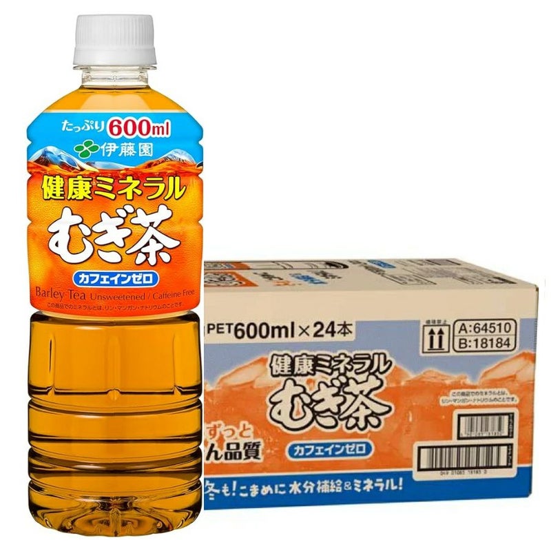 伊藤園 健康ミネラルむぎ茶 ペットボトル 600ml 24本/ケース